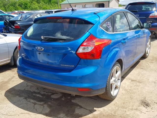 1FAHP3N24CL109631 - 2012 FORD FOCUS TITA BLUE photo 4