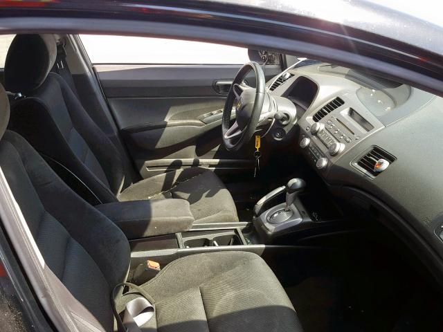 2HGFA16689H322341 - 2009 HONDA CIVIC LX-S Qara foto 5