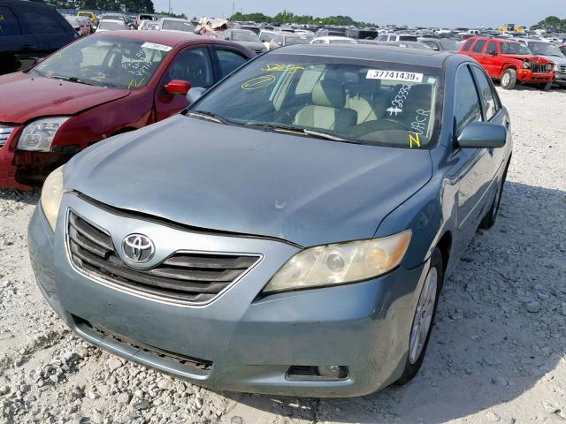 4T1BK46K57U519045 - 2007 TOYOTA CAMRY NEW GREEN photo 2