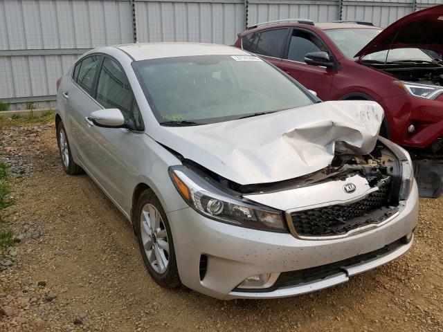 3KPFL4A81HE123676 - 2017 KIA FORTE EX SILVER photo 1