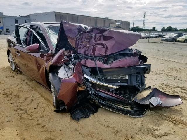 4T1BK1EB1GU197035 - 2016 TOYOTA AVALON XLE RED photo 1