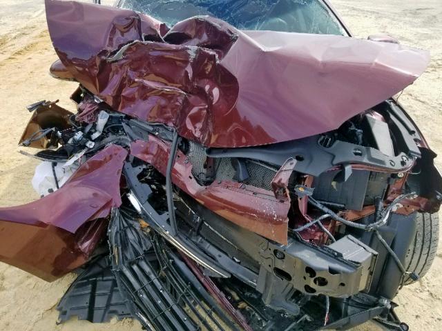 4T1BK1EB1GU197035 - 2016 TOYOTA AVALON XLE RED photo 7