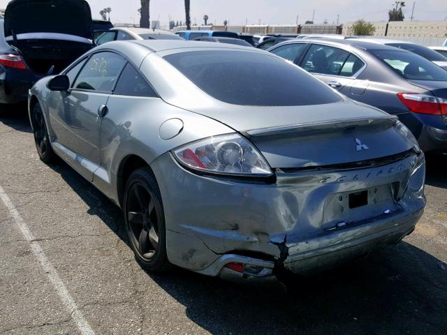 4A3AK24F69E038175 - 2009 MITSUBISHI ECLIPSE GS GRAY photo 3