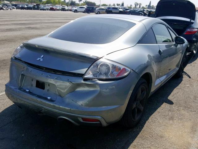 4A3AK24F69E038175 - 2009 MITSUBISHI ECLIPSE GS GRAY photo 4