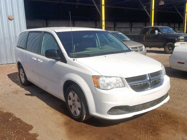 2C4RDGBG0CR407647 - 2012 DODGE GRAND CARA WHITE photo 1