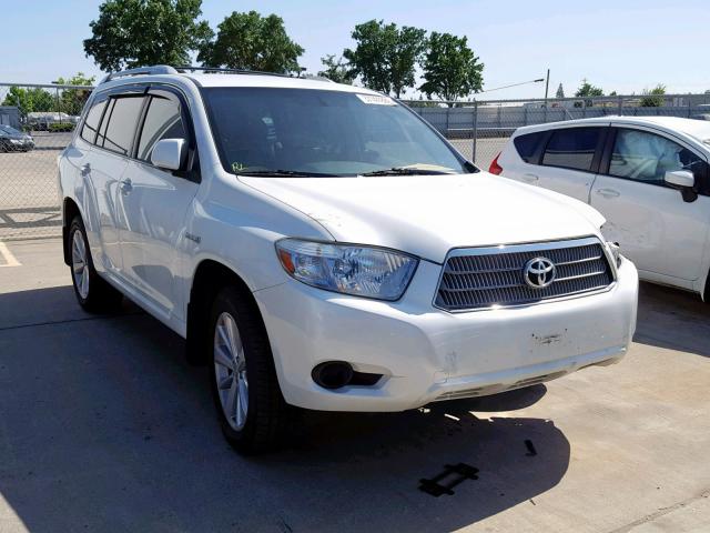 JTEEW41A782006893 - 2008 TOYOTA HIGHLANDER WHITE photo 1