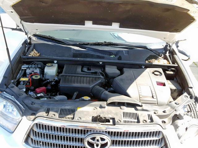 JTEEW41A782006893 - 2008 TOYOTA HIGHLANDER WHITE photo 7