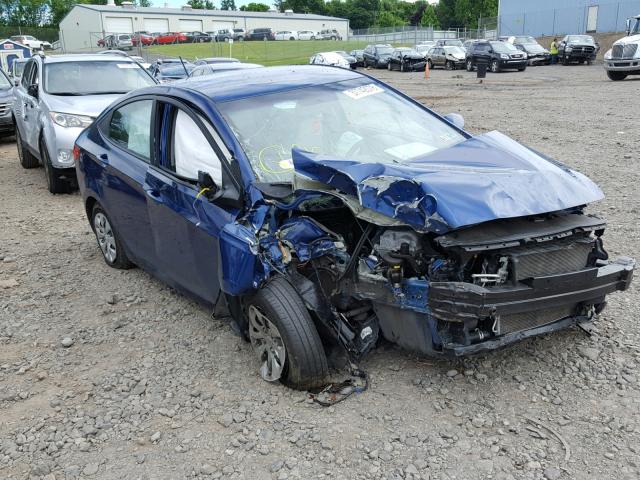 KMHCT4AE7HU186335 - 2017 HYUNDAI ACCENT SE BLUE photo 1