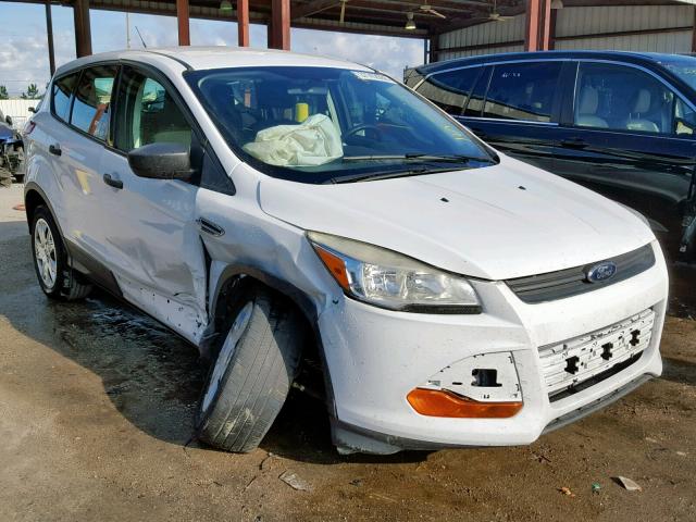 1FMCU0F76DUB66233 - 2013 FORD ESCAPE S WHITE photo 1