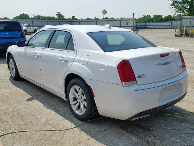 2C3CCAAG6FH820243 - 2015 CHRYSLER 300 LIMITE WHITE photo 3