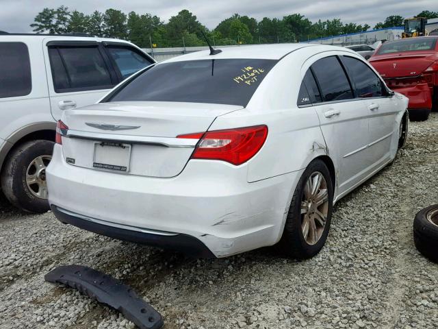 1C3CCBBB3DN639582 - 2013 CHRYSLER 200 TOURIN WHITE photo 4