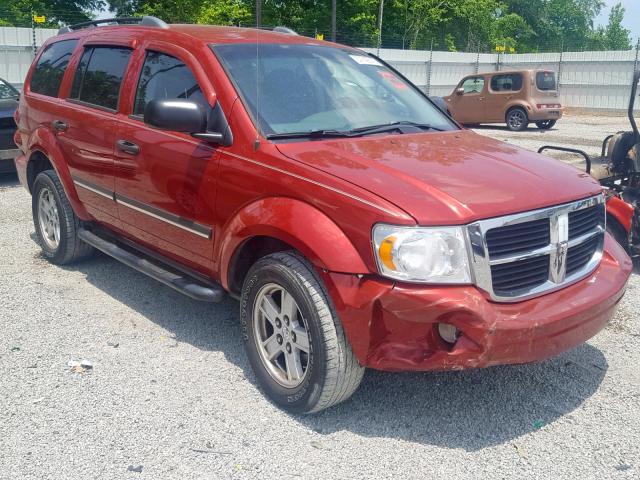 1D8HB48N68F120349 - 2008 DODGE DURANGO SL RED photo 1