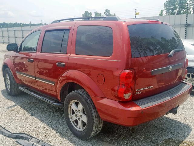 1D8HB48N68F120349 - 2008 DODGE DURANGO SL RED photo 3