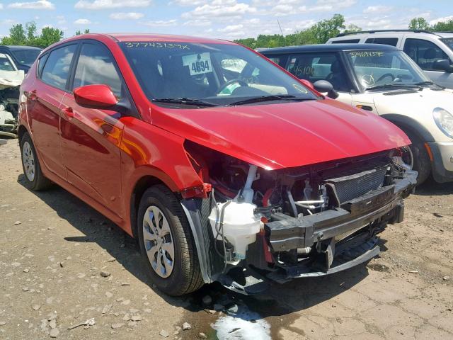 KMHCT5AE8HU301661 - 2017 HYUNDAI ACCENT SE RED photo 1