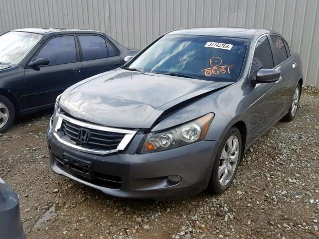 1HGCP36838A020631 - 2008 HONDA ACCORD EXL GRAY photo 2