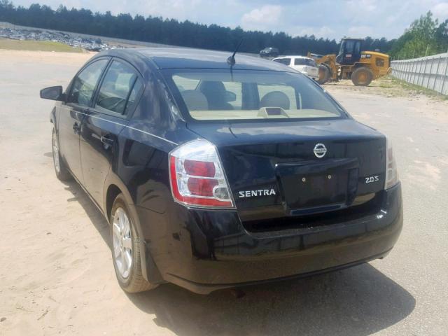 3N1AB61E77L604706 - 2007 NISSAN SENTRA 2.0 BLACK photo 3