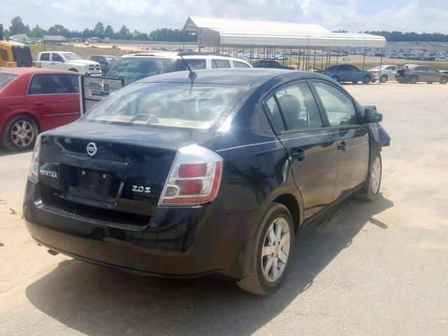 3N1AB61E77L604706 - 2007 NISSAN SENTRA 2.0 BLACK photo 4