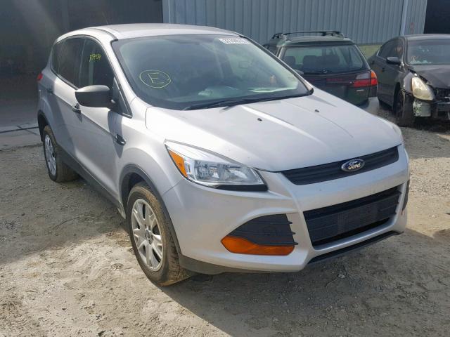 1FMCU0F75FUA30551 - 2015 FORD ESCAPE S SILVER photo 1