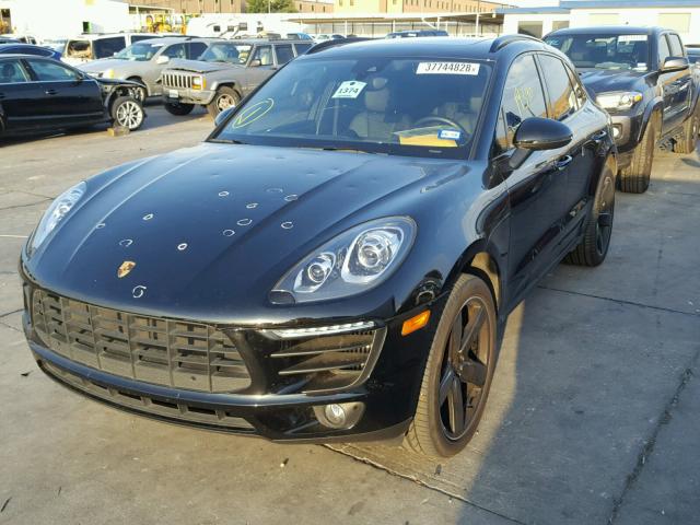 WP1AB2A56HLB13870 - 2017 PORSCHE MACAN S BLACK photo 2