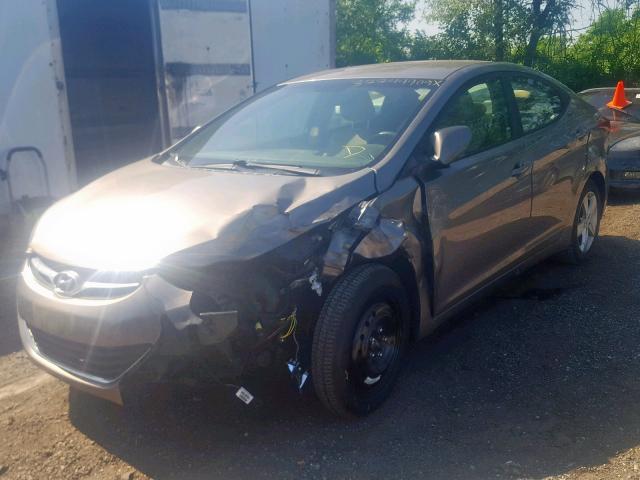 5NPDH4AE1CH095316 - 2012 HYUNDAI ELANTRA GOLD photo 2