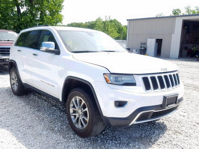 1C4RJFBM7EC315682 - 2014 JEEP GRAND CHER WHITE photo 1