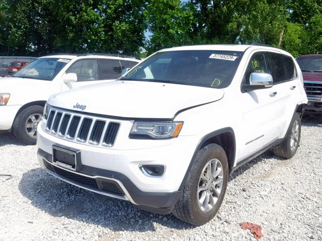 1C4RJFBM7EC315682 - 2014 JEEP GRAND CHER WHITE photo 2