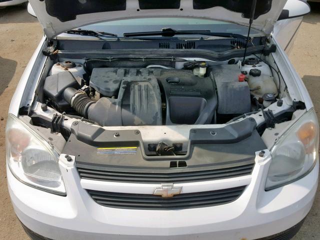 1G1AL15F977195380 - 2007 CHEVROLET COBALT LT WHITE photo 7