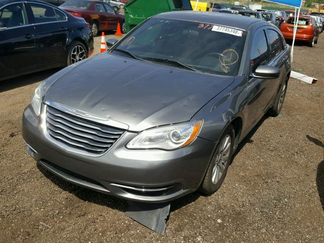 1C3CCBBB6CN120976 - 2012 CHRYSLER 200 TOURIN CHARCOAL photo 2