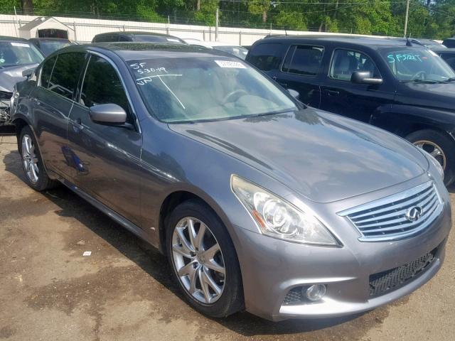 JN1CV6AR0CM676706 - 2012 INFINITI G37 GRAY photo 1