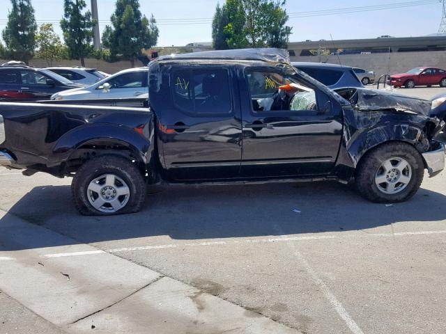 1N6AD07U56C427082 - 2006 NISSAN FRONTIER C BLACK photo 9