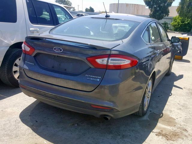 3FA6P0RU8FR118968 - 2015 FORD FUSION TIT GRAY photo 4