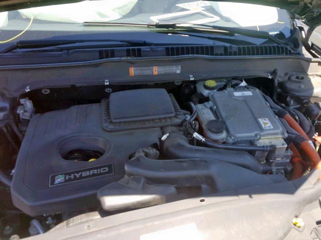 3FA6P0RU8FR118968 - 2015 FORD FUSION TIT GRAY photo 7