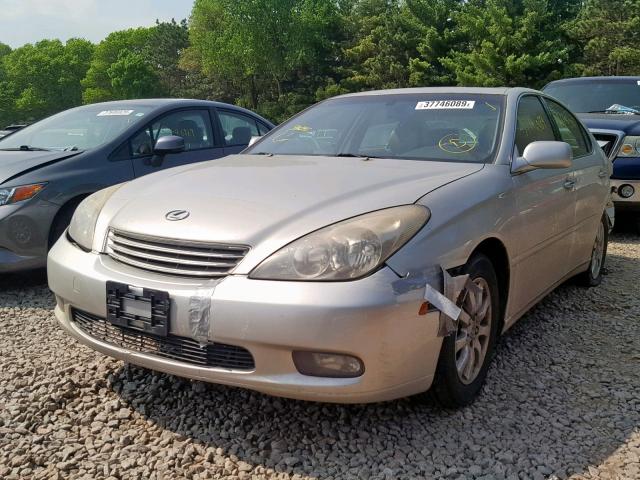 JTHBF30G335041170 - 2003 LEXUS ES 300 SILVER photo 2