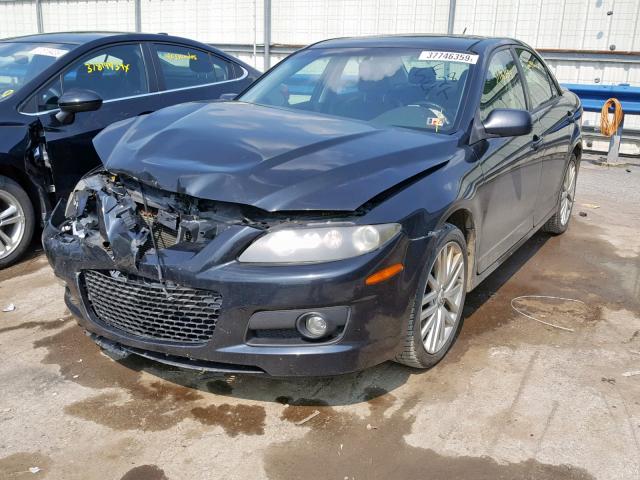 JM1GG12L871109883 - 2007 MAZDA SPEED 6 GRAY photo 2