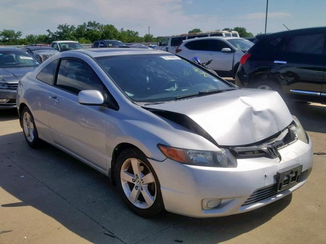 2HGFG12948H534599 - 2008 HONDA CIVIC EXL SILVER photo 1