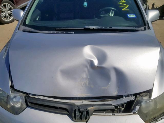 2HGFG12948H534599 - 2008 HONDA CIVIC EXL SILVER photo 7