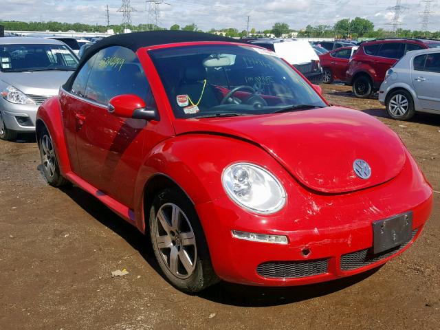 3VWRF31YX6M314768 - 2006 VOLKSWAGEN NEW BEETLE წითელი ფოტო 1