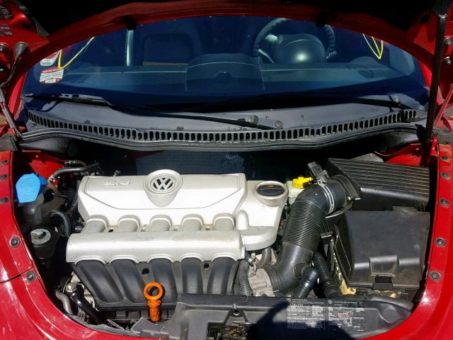 3VWRF31YX6M314768 - 2006 VOLKSWAGEN NEW BEETLE წითელი ფოტო 7