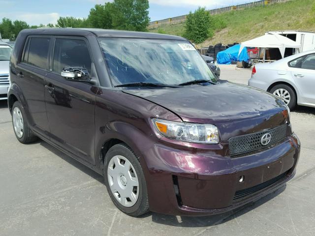 JTLKE50E181037667 - 2008 TOYOTA SCION XB Bənövşəyi foto 1
