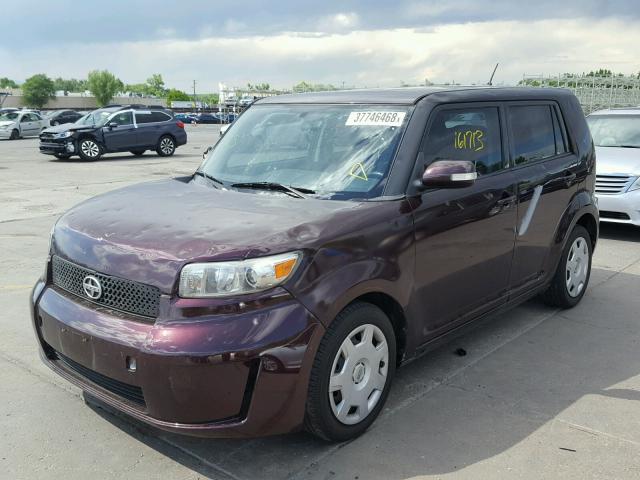 JTLKE50E181037667 - 2008 TOYOTA SCION XB Bənövşəyi foto 2