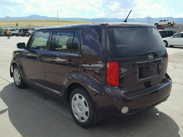 JTLKE50E181037667 - 2008 TOYOTA SCION XB Bənövşəyi foto 3