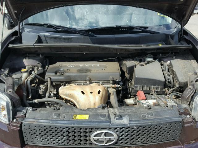 JTLKE50E181037667 - 2008 TOYOTA SCION XB Bənövşəyi foto 7