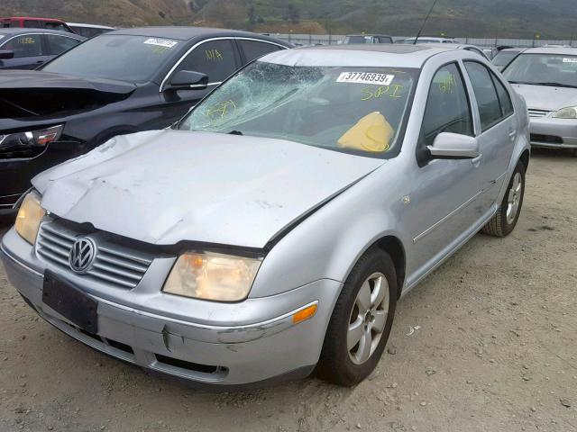 3VWSA69M65M067556 - 2005 VOLKSWAGEN JETTA GLS SILVER photo 2