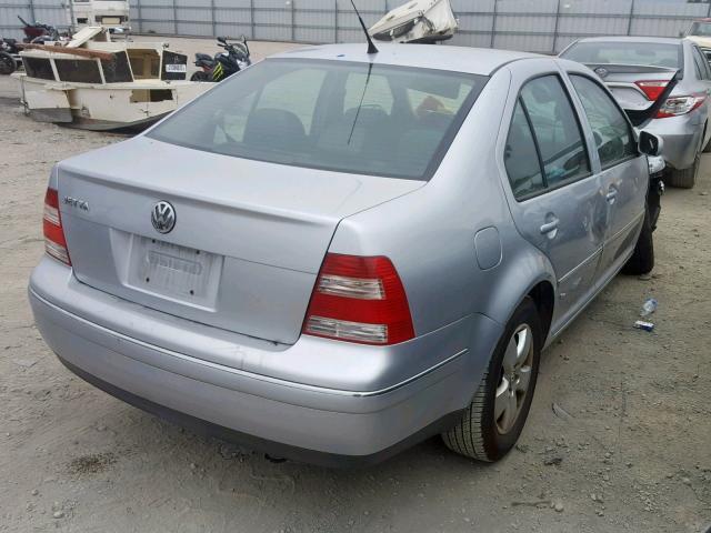 3VWSA69M65M067556 - 2005 VOLKSWAGEN JETTA GLS SILVER photo 4