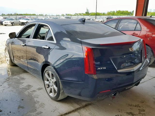 1G6AB5SX7F0118094 - 2015 CADILLAC ATS LUXURY BLUE photo 3