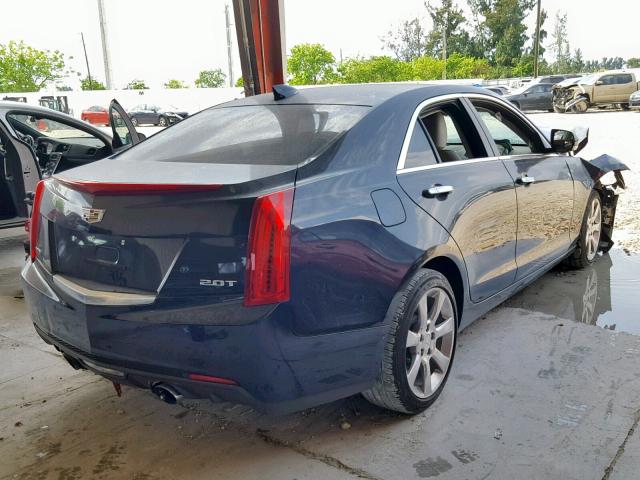 1G6AB5SX7F0118094 - 2015 CADILLAC ATS LUXURY BLUE photo 4