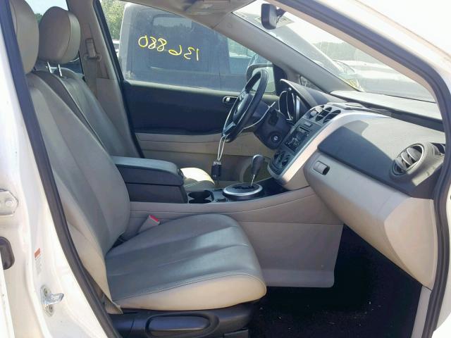 JM3ER293170164606 - 2007 MAZDA CX-7 WHITE photo 5