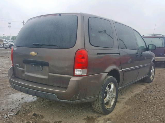 1GNDV231X8D201631 - 2008 CHEVROLET UPLANDER L 棕色 照片 4