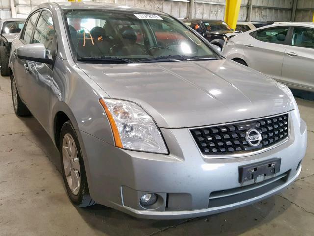 3N1AB61E58L763564 - 2008 NISSAN SENTRA 2.0 GRAY photo 1