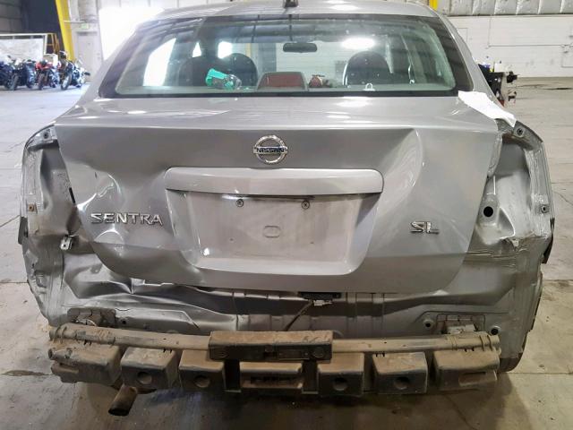 3N1AB61E58L763564 - 2008 NISSAN SENTRA 2.0 GRAY photo 9